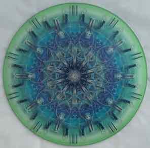 12 INCH ROUND GLASS
TRIVET
TURQUOISE YELLOW 2